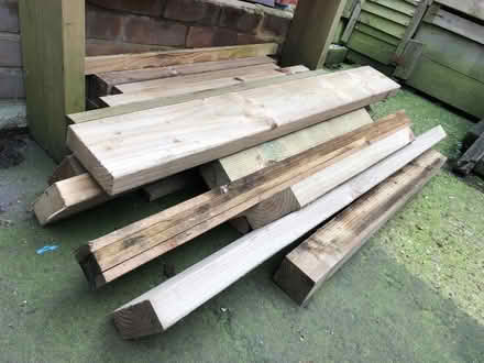 Photo of free New offcuts of treated timber up to 4ft (Hastings TN35) #1