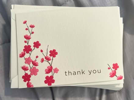 Photo of free Thank you notes (New Carrollton, MD) #1