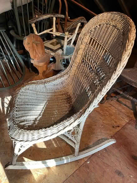 Photo of free wicker rocking chair (stone ridge, ny) #2