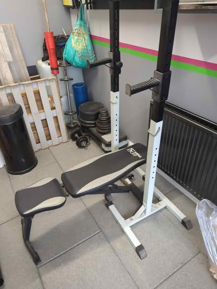 Photo of free Squat rack and weights bench (Mountain Ash CF45) #1