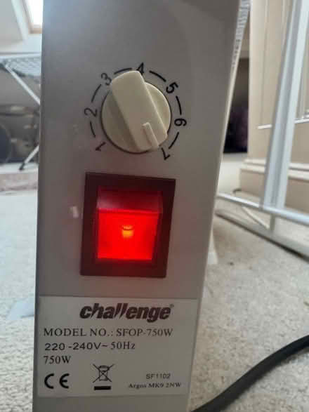 Photo of free Argos Challenge portable electric oil-filled radiator (Horfield BS7) #3