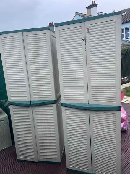 Photo of free Two narrow plastic sheds (Thorpe Bay SS1) #4