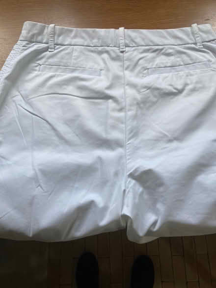 Photo of free M&S size 12 white chinos New (Kingston KT2) #4