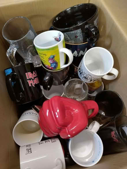 Photo of free Mugs and glasses - metal and got (S11 hunters bar) #1