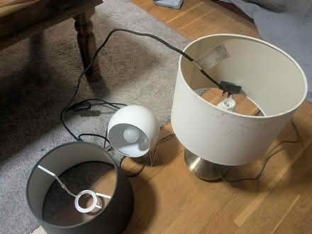Photo of free Bedside lamps + 1 lampshade (Hackbridge) #1