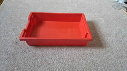 Photo of free Stack of red plastic trays (Bramley LS13) #2