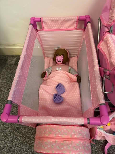 Photo of free Doll pram cot chair and accessories (NE5 Cowgate) #3