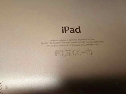 Photo of free iPad 1 Model A1458 (PO12 Alverstoke) #3