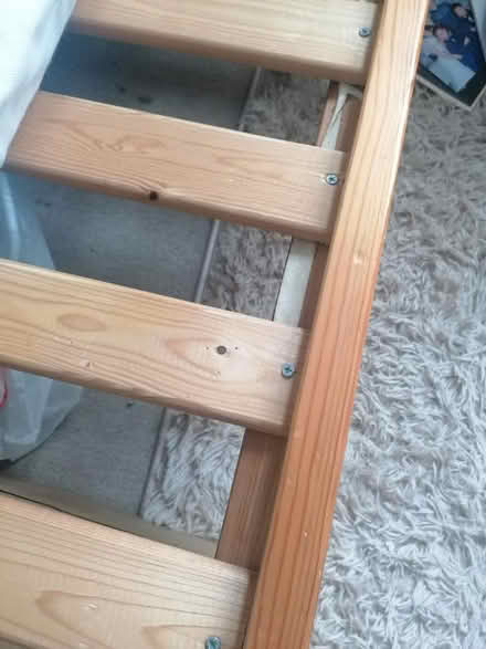 Photo of free Wooden single bed Good Condition (S10) #3