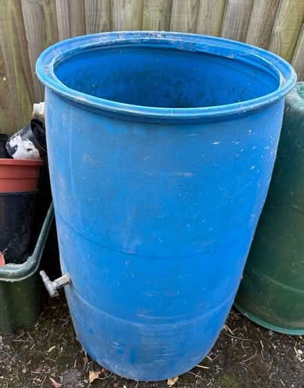 Photo of free Extra large plastic barrel (Middleyard GL5) #1