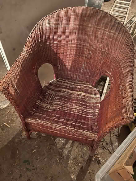 Photo of free wicker chair (Fairfield LA1) #1