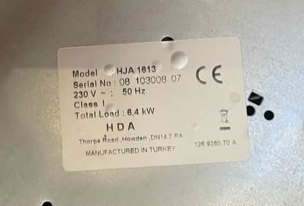Photo of free Halogen hob (Winterbourne Monkton SN4) #2