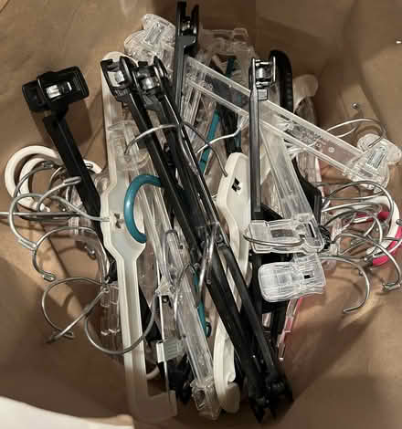Photo of free Large bags of plastic hangers (Millersville) #1