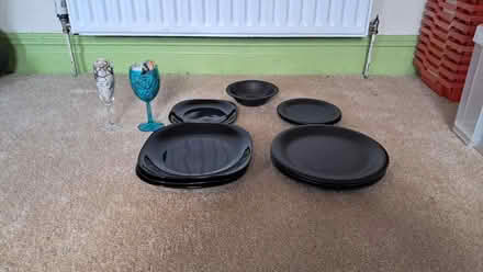 Photo of free Assorted black crockery (Bramley LS13) #1