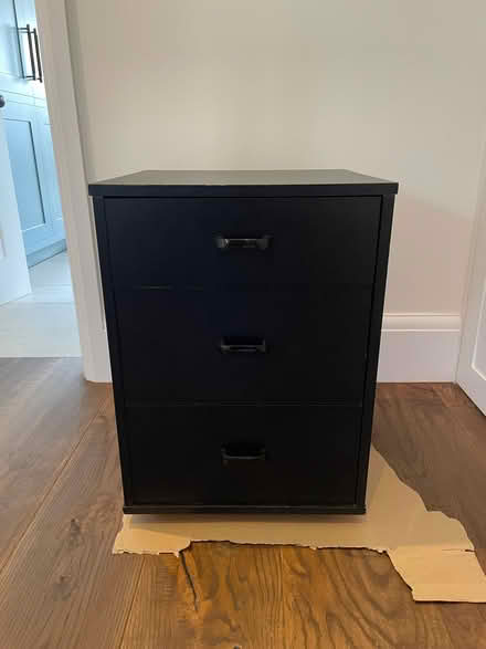 Photo of free Three drawer cabinet (Barnes SW13) #2