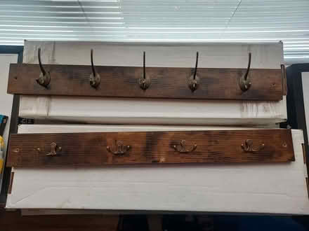 Photo of free 2 Wooden hanging racks (little ferry) #1