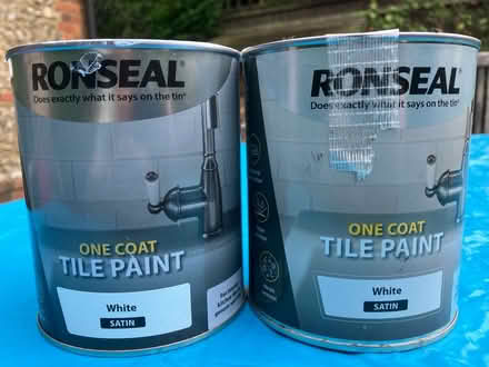 Photo of free White tile paint (HP27 Lacey Green) #1