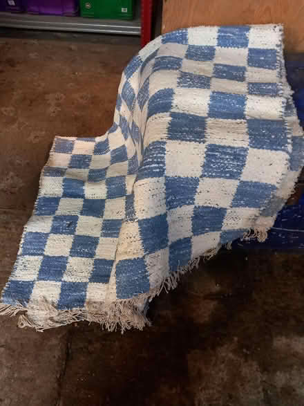 Photo of free Blue & White Rug (Leatherhead KT22) #2