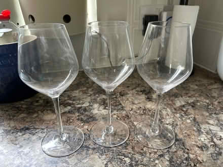 Photo of free Wine glasses (Hastings. Broom grove TN34) #1