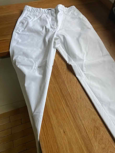 Photo of free M&S size 12 white chinos New (Kingston KT2) #1