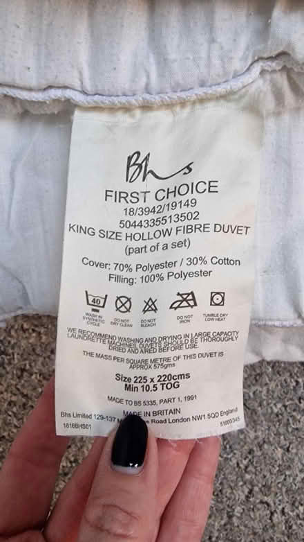 Photo of free King size duvet (B23) #1