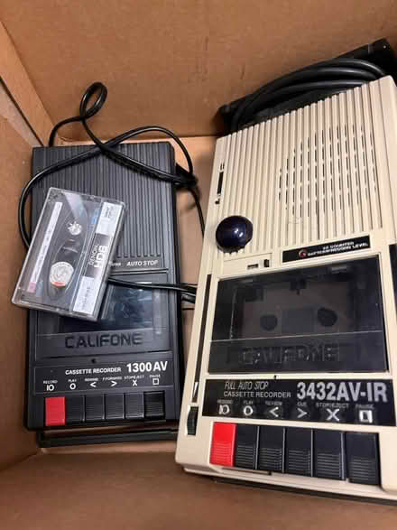 Photo of free Big box of tape recorders, VHS (Midtown) #1