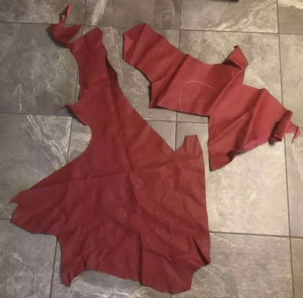 Photo of free Red leather offcuts (Whitnash CV34) #1
