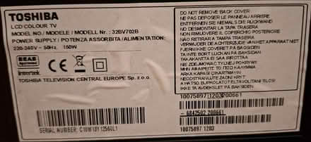 Photo of free Toshiba 32 inch HD TV (Woodhall Farm HP2) #4