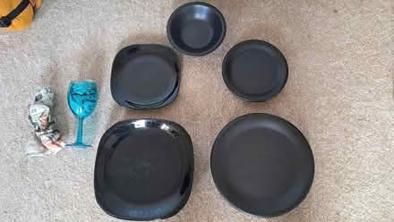 Photo of free Assorted black crockery (Bramley LS13) #2