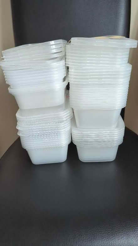 Photo of free 2x Metal tins & takeaway containers (Woodmancote GL11) #2