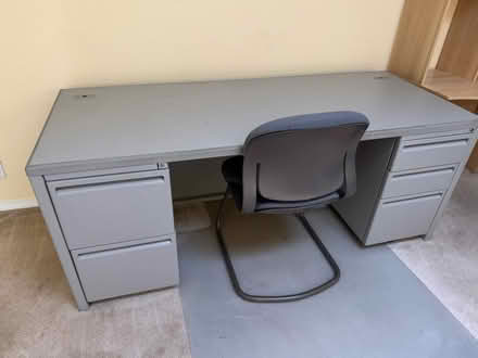 Photo of free Metal desk (Kent WA) #1
