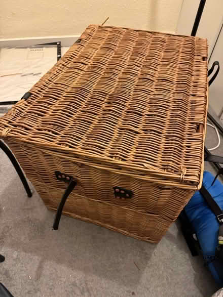 Photo of free Large Harrods wicker hamper (Wood Green N22) #3
