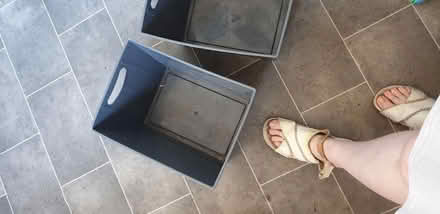 Photo of free 2 grey storage tubs (Chorley Moor PR7) #2