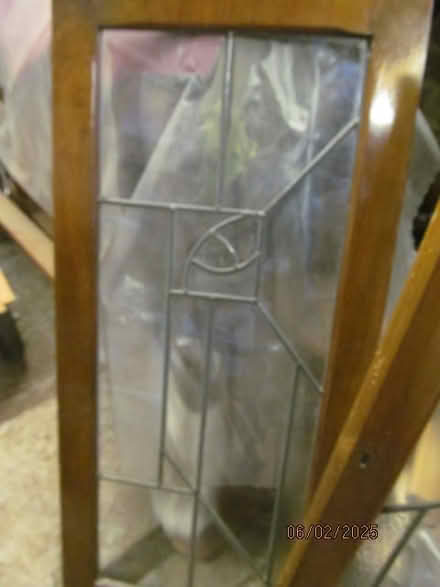 Photo of free Two leaded glass cabinet doors (didsbury M20) #2