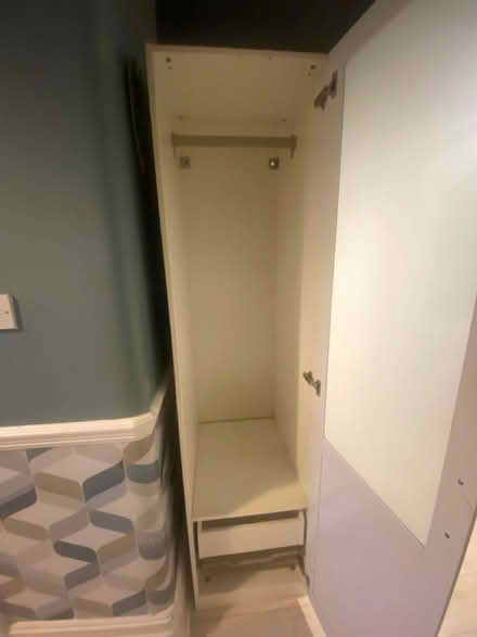 Photo of free Ikea White Single Wardrobe (Hanwell) #2