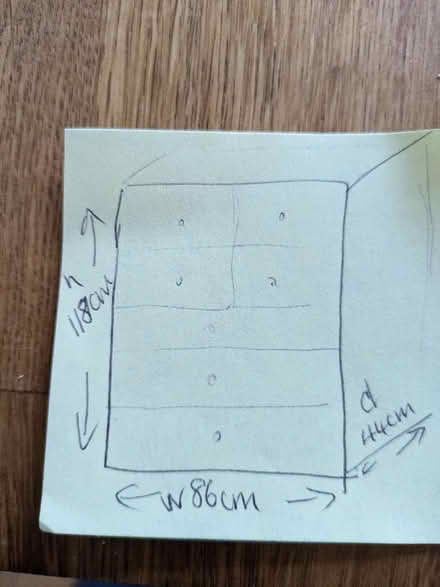 Photo of free Chest of drawers (Bounds Green N11) #2