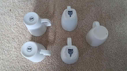 Photo of free Five white ceramic mugs (Bramley LS13) #2