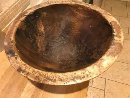 Photo of free Large Rustic Wooden Bowl (Old Windsor SL4) #1