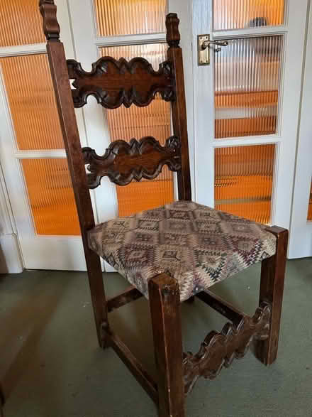 Photo of free Wooden Carved Chairs x 4 (Kemptown BN2) #2