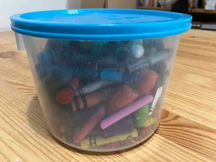 Photo of free Tub of crayons (Whitecross OX13) #1
