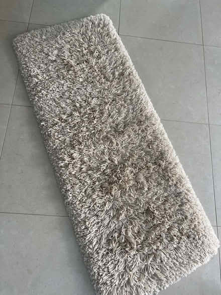 Photo of free Cream bedside rug (Broxbourne EN10) #1