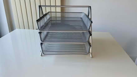 Photo of free a4 3-tier letter tray (metal (Fiddlers Hamlet CM16) #1