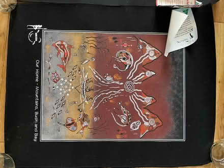 Photo of free Aboriginal paintings on fabric (Sedgley DY3) #2