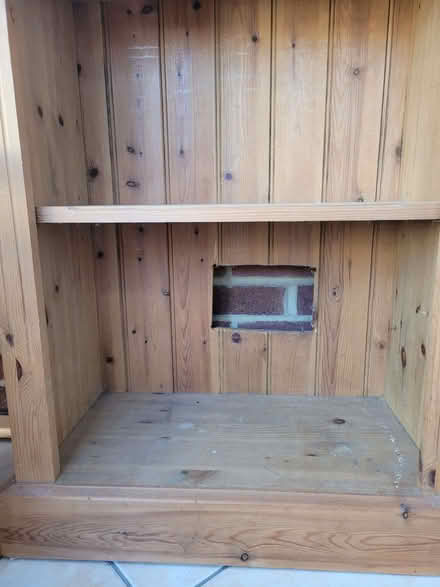 Photo of free Solid wood bookcase (Whitemans Green RH17) #2