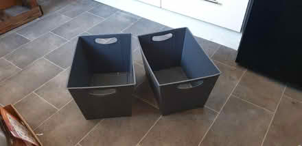 Photo of free 2 grey storage tubs (Chorley Moor PR7) #1