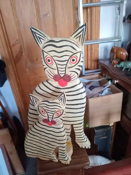 Photo of free Painted wooden cat letter rack (Eastbourne BN20) #1