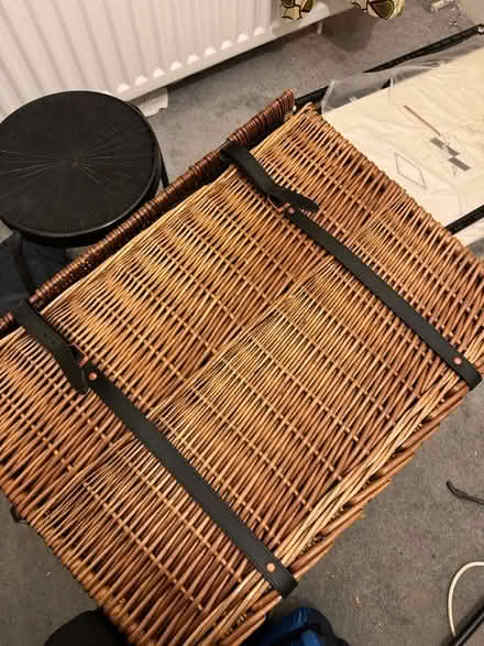 Photo of free Large Harrods wicker hamper (Wood Green N22) #1