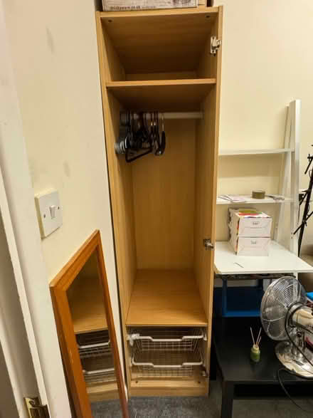 Photo of free Ikea tall single wardrobe (Wood Green N22) #1