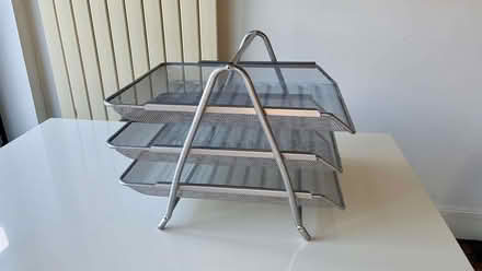 Photo of free a4 3-tier letter tray (metal (Fiddlers Hamlet CM16) #2