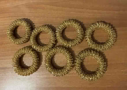 Photo of free 7 glitter napkin rings (Norbiton KT3) #1